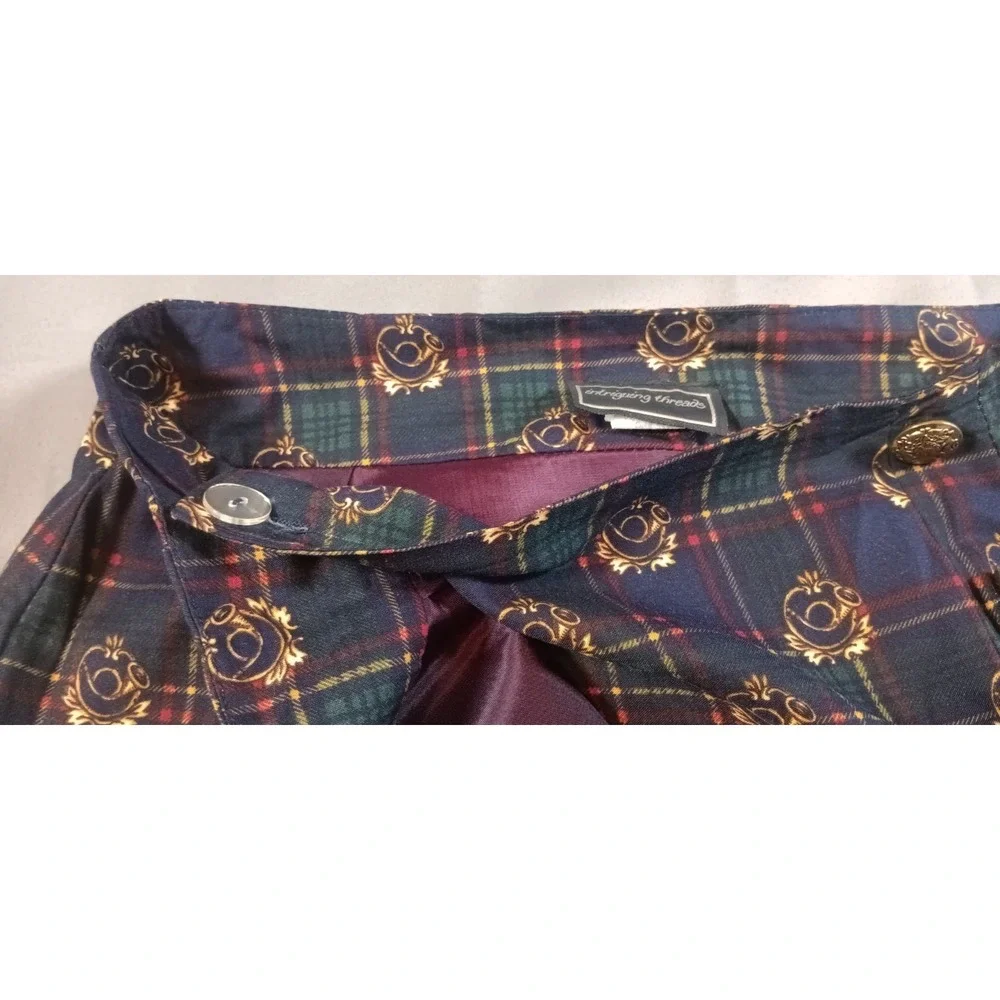 Vintage Womens maxi pencil wrap Skirt 14 old money preppy classic luxury horse